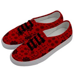 Abstract Pattern Geometric Backgrounds   Men s Classic Low Top Sneakers by Eskimos