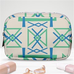 Abstract Pattern Geometric Backgrounds   Make Up Pouch (small) by Eskimos