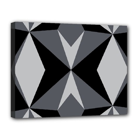 Abstract Pattern Geometric Backgrounds   Canvas 14  X 11  (stretched) by Eskimos