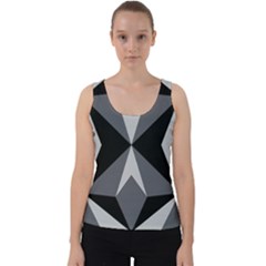 Abstract Pattern Geometric Backgrounds   Velvet Tank Top by Eskimos