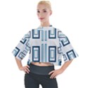 Abstract pattern geometric backgrounds   Mock Neck Tee View1