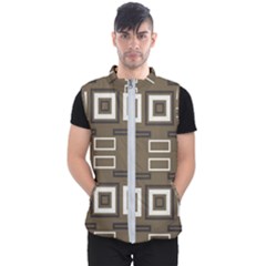 Abstract Pattern Geometric Backgrounds   Men s Puffer Vest by Eskimos