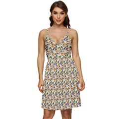 Fun V-neck Pocket Summer Dress  by Sparkle