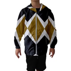 Abstract Pattern Geometric Backgrounds   Kids  Hooded Windbreaker by Eskimos