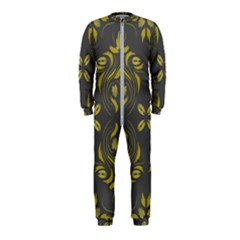 Folk Flowers Print Floral Pattern Ethnic Art Onepiece Jumpsuit (kids) by Eskimos