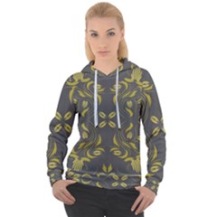 Folk Flowers Print Floral Pattern Ethnic Art Women s Overhead Hoodie by Eskimos