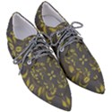 Folk flowers print Floral pattern Ethnic art Pointed Oxford Shoes View3