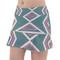 Abstract Pattern Geometric Backgrounds   Classic Tennis Skirt by Eskimos