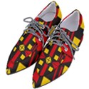 Abstract pattern geometric backgrounds   Pointed Oxford Shoes View2