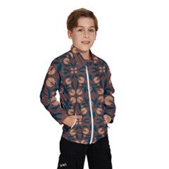 Floral Folk Damask Pattern  Kids  Windbreaker by Eskimos