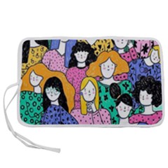 Women Pen Storage Case (l) by Sparkle