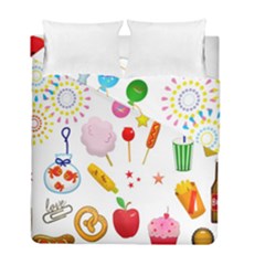 Summer-fair-food-goldfish Copy Copy Duvet Cover Double Side (full/ Double Size) by Nexatart