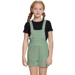 Fair Green Kids  Short Overalls by retrotoomoderndesigns