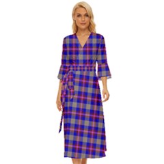 Tartan 2 Midsummer Wrap Dress by tartantotartanspink