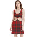 Cameron Clan Modern Tartan Velvet Cutout Dress View1