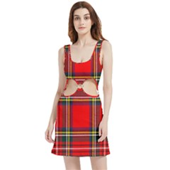 Stewart Royal Modern Heavy Weight Tartan Velvet Cutout Dress by tartantotartansreddesign