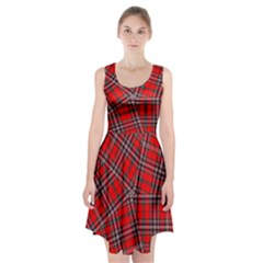 Macfarlane Modern Heavy Tartan Racerback Midi Dress by tartantotartansallreddesigns