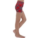 Macfarlane Modern Heavy Tartan Kids  Lightweight Velour Yoga Shorts View3