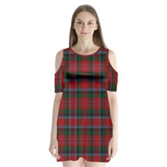 Macduff Tartan Shoulder Cutout Velvet One Piece by tartantotartansallreddesigns