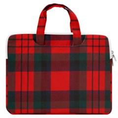 Macduff Modern Tartan 2 Macbook Pro 16  Double Pocket Laptop Bag  by tartantotartansreddesign2