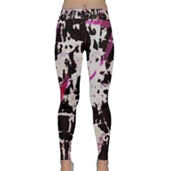 Chaos At The Wall Classic Yoga Leggings by DimitriosArt