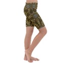 Soft As A Kitten Kids  Lightweight Velour Cropped Yoga Leggings View3