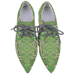 Abstract Pattern Geometric Backgrounds   Pointed Oxford Shoes by Eskimos