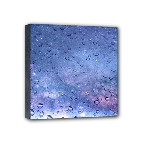 Gouttes D eau Galaxy Mini Canvas 4  X 4  (stretched) by kcreatif