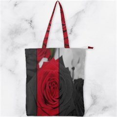Roses Rouge Fleurs Double Zip Up Tote Bag by kcreatif