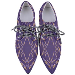 Abstract Pattern Geometric Backgrounds   Pointed Oxford Shoes by Eskimos