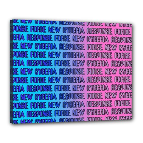 New Cyberia Response Force Canvas 20  X 16  (stretched) by WetdryvacsLair