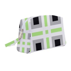 Agender Flag Plaid Wristlet Pouch Bag (medium) by WetdryvacsLair