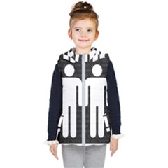 A Wordsearch For Our Times Kids  Hooded Puffer Vest by WetdryvacsLair