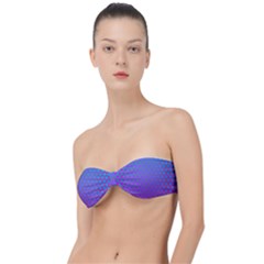 Hex Circle Points Vaporwave One Classic Bandeau Bikini Top  by WetdryvacsLair