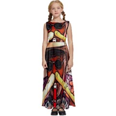 A7502d16-00ec-4c54-8555-4c8710408c05 Kids  Satin Sleeveless Maxi Dress by oneheartbeat