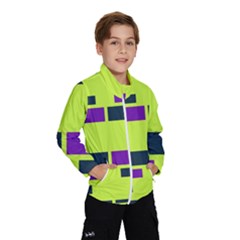 Abstract Pattern Geometric Backgrounds Kids  Windbreaker by Eskimos