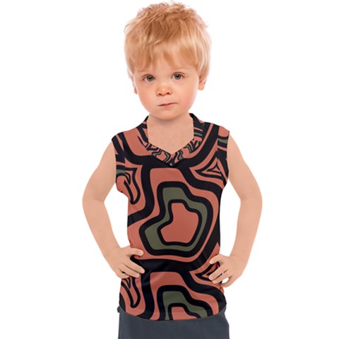 Abstract Pattern Geometric Backgrounds Kids  Sport Tank Top by Eskimos