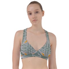 Abstract Pattern Geometric Backgrounds Sweetheart Sports Bra by Eskimos