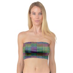 Paris Words Motif Colorful Pattern Bandeau Top by dflcprintsclothing