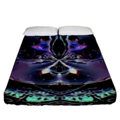 The High Priestess Card Fitted Sheet (king Size) by MRNStudios