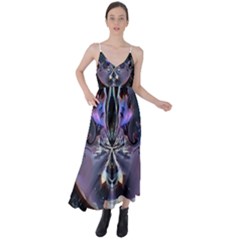 The High Priestess Card Tie Back Maxi Dress by MRNStudios