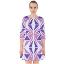 Abstract pattern geometric backgrounds  Smock Dress View1