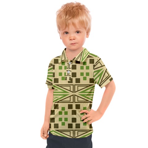 Abstract Pattern Geometric Backgrounds  Kids  Polo Tee by Eskimos