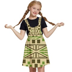 Abstract Pattern Geometric Backgrounds  Kids  Apron Dress by Eskimos