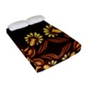 Folk flowers print Floral pattern Ethnic art Fitted Sheet (Full/ Double Size) View2