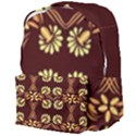Folk flowers print Floral pattern Ethnic art Giant Full Print Backpack View4
