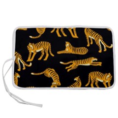 Seamless-exotic-pattern-with-tigers Pen Storage Case (s) by Jancukart