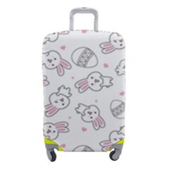 Cute Pattern With Easter Bunny Egg Luggage Cover (small) by Jancukart