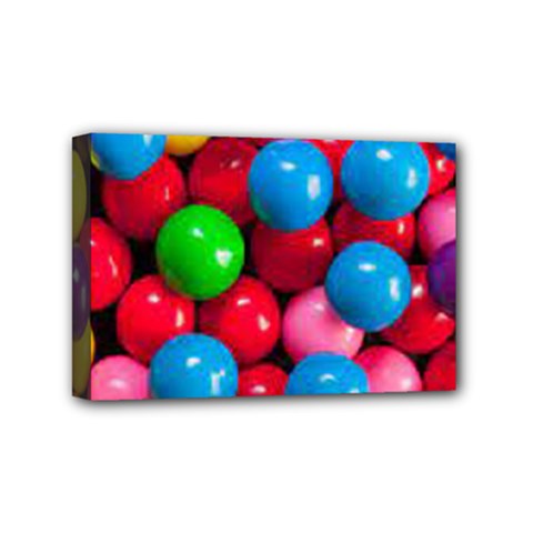 Bubble Gum Mini Canvas 6  X 4  (stretched) by artworkshop