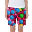 Bubble Gum Women s Basketball Shorts View1